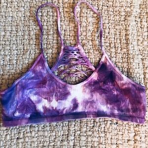 Free People Tie-die Bralette Sz m/l
